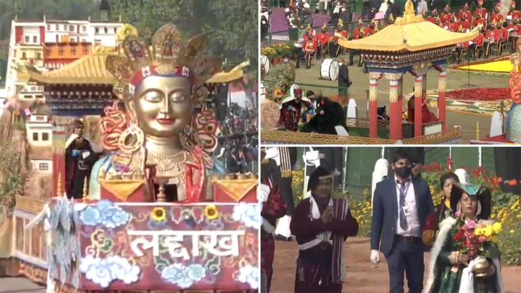 गणतंत्र दिवस परेड में इस साल पहली बार लद्दाख की झांकी देखने को मिली.