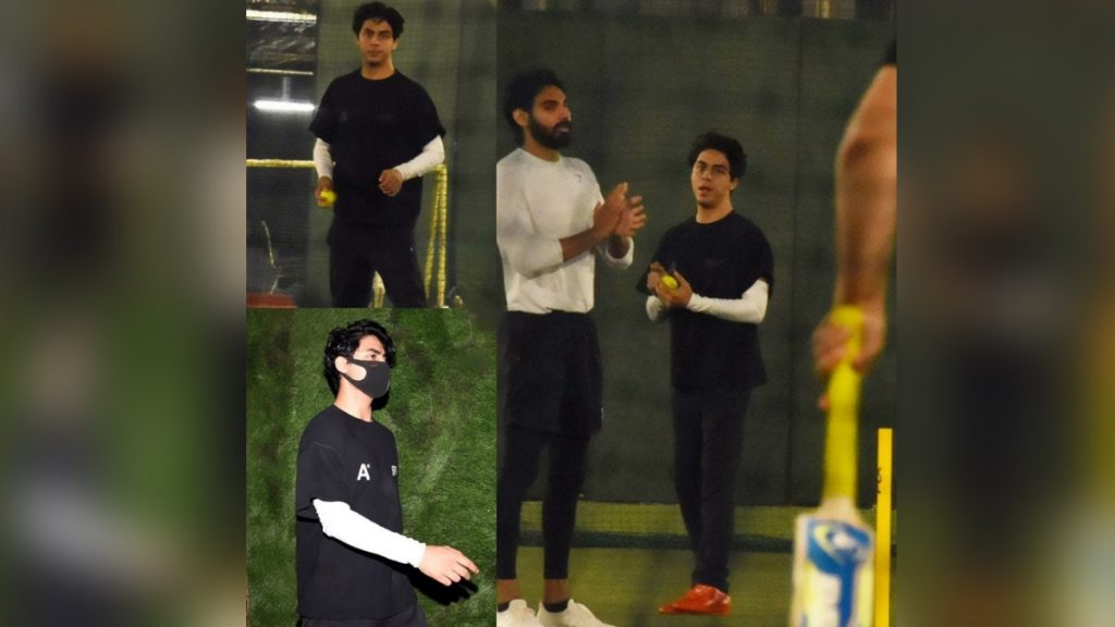 आर्यन खान और अहान शेट्टी क्रिकेट के मैदान पर जमकर पसीना बहा रहे हैं 