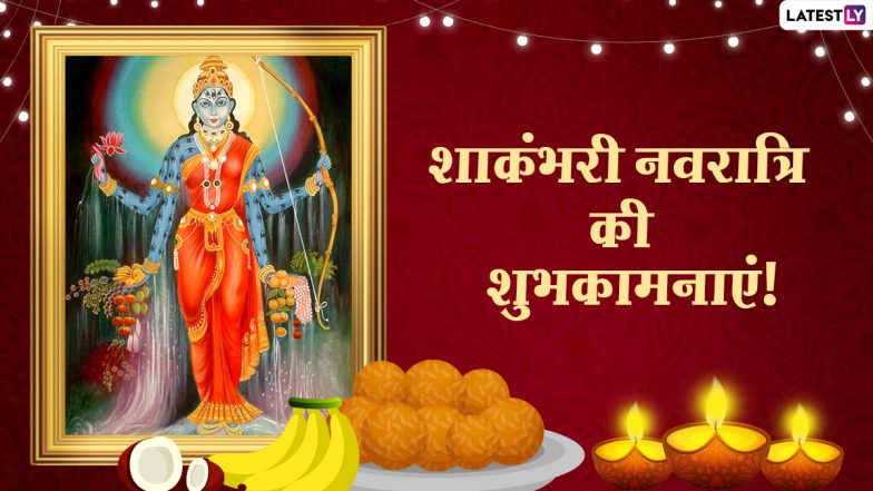 Shakambari Navratri Wishes 2021: शाकंभरी नवरात्रि पर ये WhatsApp Stickers, GIF Images, Photo SMS, Wallpapers भेजकर दें शुभकामनाएं!