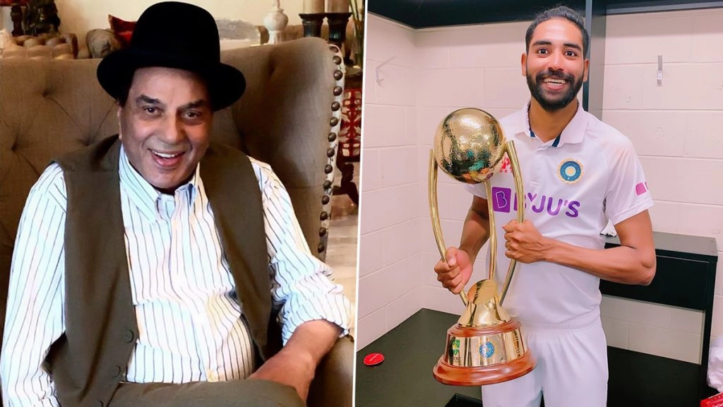 धर्मेंद्र ने की सिराज की तारीफ़ 