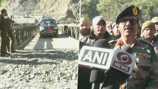बीआरओ ने जम्मू-श्रीनगर हाइवे पर 60 घंटे में बेली ब्रिज का किया निर्माण, ट्रायल रन सफल होने के बाद गाड़ियों का आवाजाही शुरू
