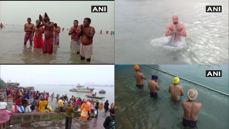 Makar Sankranti 2021: मकर संक्रांति पर हजारों श्रद्धालुओं ने गंगासागर में किया स्नान