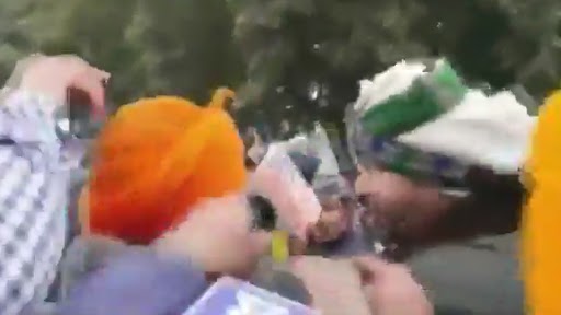 सिंघू बॉर्डर पर  कांग्रेस सांसद रवनीत सिंह बिट्टू के विरोध में लगे गो बैक के नारे