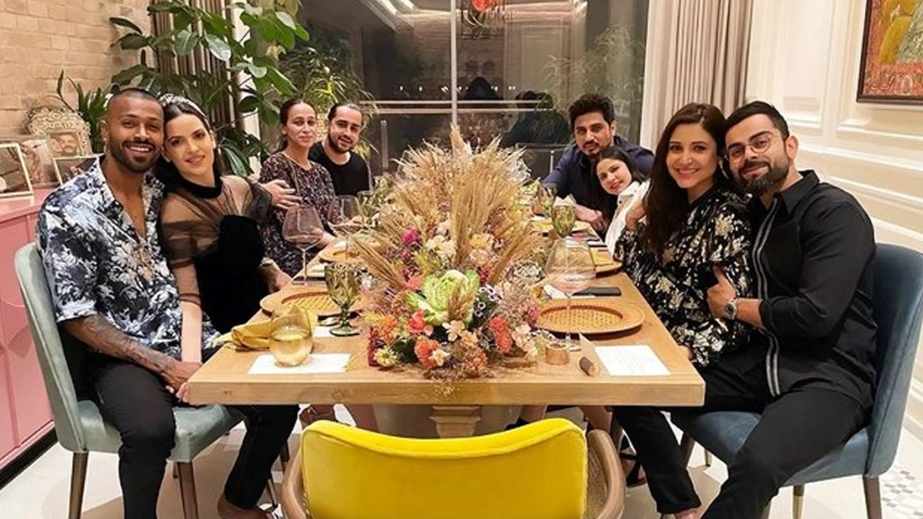 नए साल पर एक साथ दिखे हार्दिक पांड्या और विराट कोहली