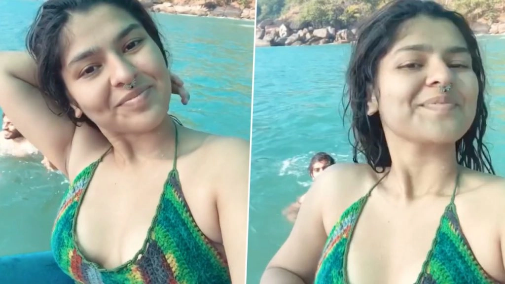 तारक मेहता शो की सोनी उर्फ निधि भानुशाली का बोल्ड बिकिनी वीडियो हुआ वायरल