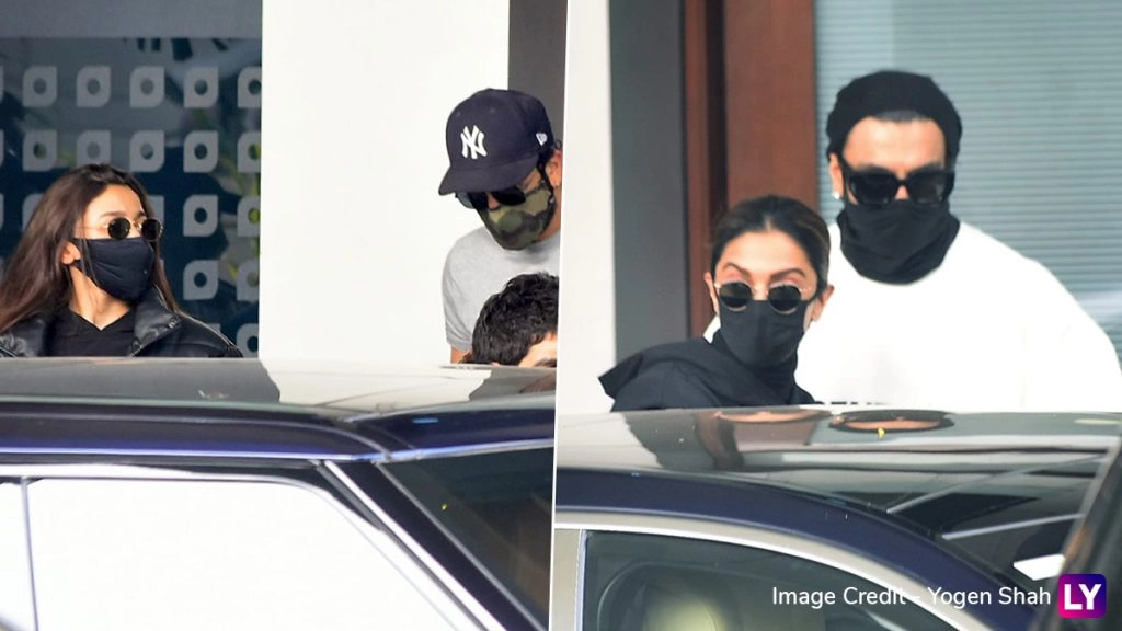 न्यू ईयर का जश्न मनाकर लौटे रणबीर कपूर-आलिया भट्ट, रणवीर सिंह-दीपिका पादुकोण भी दिखे साथ