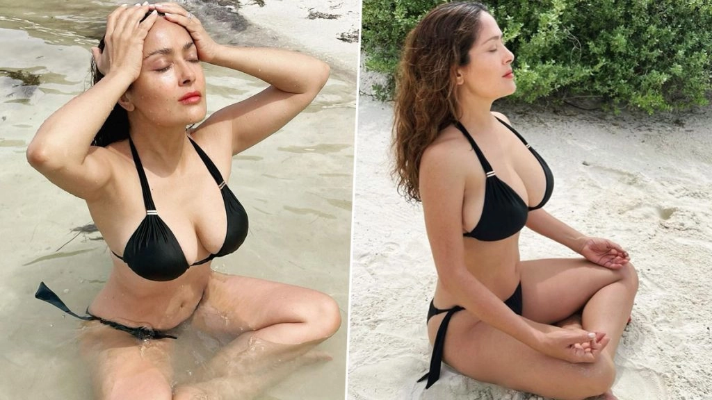 अमेरिकी एक्ट्रेस सलमा हायेक ने पोस्ट की बेहद बोल्ड फोटोज, बिकिनी में दिखा हॉट अंदाज