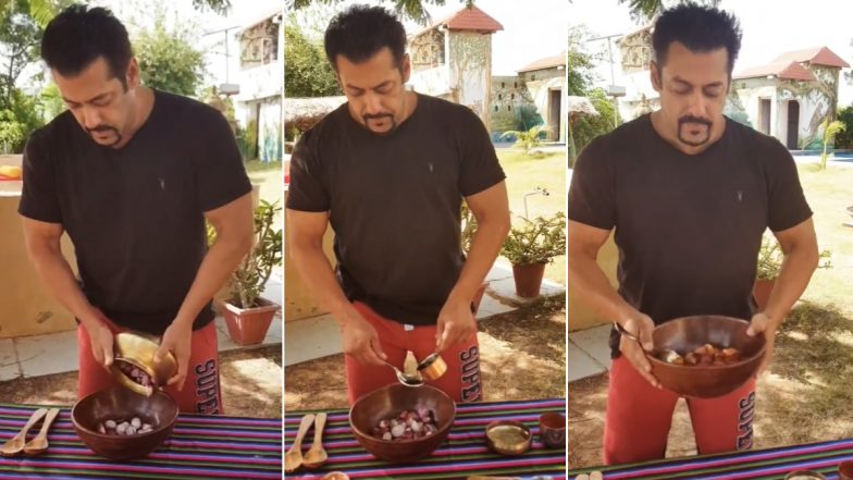 VIDEO: Salman Khan ने बनाया 'प्याज का अचार', भाईजान की मुंहबोली बहन बिना काक ने शेयर किया मजेदार वीडियो