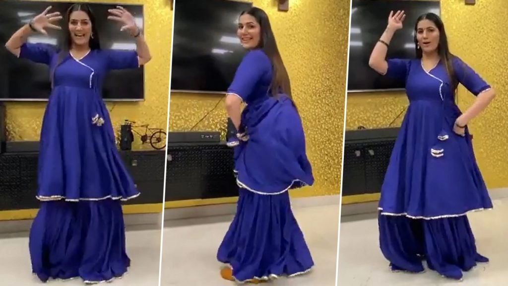 वीडियो: सपना चौधरी ने घर पर किया शानदार डांस, चटक मटक सॉन्ग पर लचकाई कमर 
