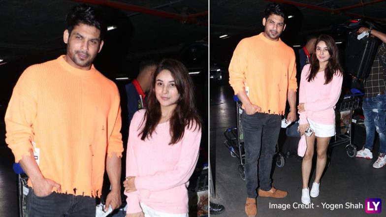 Sidharth Shukla-Shehnaaz Gill गोवा में न्यू ईयर मनाकर लौटे मुंबई, एयरपोर्ट से सामने आई ये कैंडिड Photos