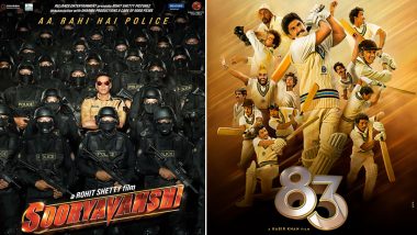 Sooryavanshi and 83 Release: जनवरी 2021 के अंत तक हो सकती है फिल्म 'सूर्यवंशी' और '83' की रिलीज डेट की घोषणा!