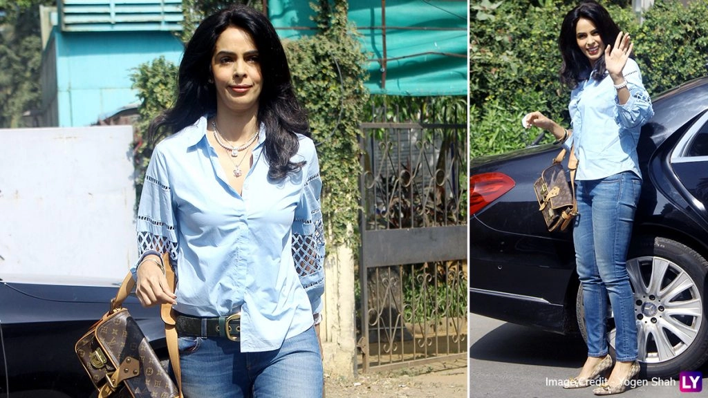 मल्लिका शेरावत को पैपराजी ने किया स्पॉट 