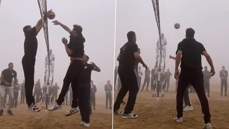Akshay Kumar ने Army Day 2021 पर सेना के जवानों के साथ खेला वॉलीबॉल, देखें Video