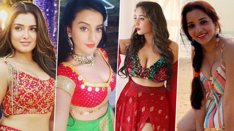 Bhojpuri फिल्मों की हॉट अभिनेत्रियां Bollywood एक्ट्रेसेस को देती हैं टक्कर, देखें इनके Hot Photos और Videos