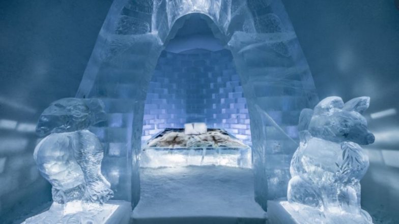 Unique Ice Hotel: दुनिया के इस देश में है बर्फ से बना अनोखा आइस होटल, सर्दियां बीतने पर पिघल कर बन जाता है पानी