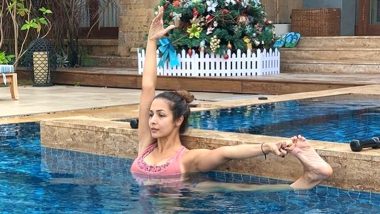 Malaika Arora Photo: स्विमिंग पूल में उतर योग करती दिखी मलाइका अरोड़ा, फोटो देखकर रह जाएंगे दंग