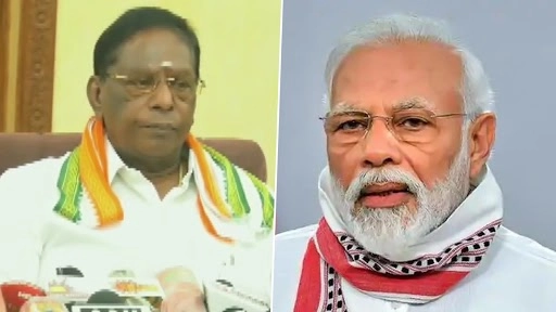 मोदी और बेदी का गुप्त एजेंडा पुडुचेरी को तमिलनाडु में मिलाने का है : नारायणसामी