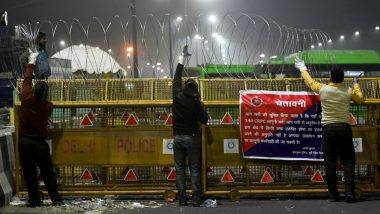 Farmers Protest: दिल्ली की सीमाओं पर बढ़ाई गई सुरक्षा, गाजीपुर बॉर्डर पर 12 लेयर की बैरिकेडिंग