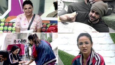 Bigg Boss 14: राखी सावंत ने जैस्मिन भसीन और एली गोनी के रिश्ते को दिया नाम, तो भड़के एक्टर ने कहा- पागल औरत