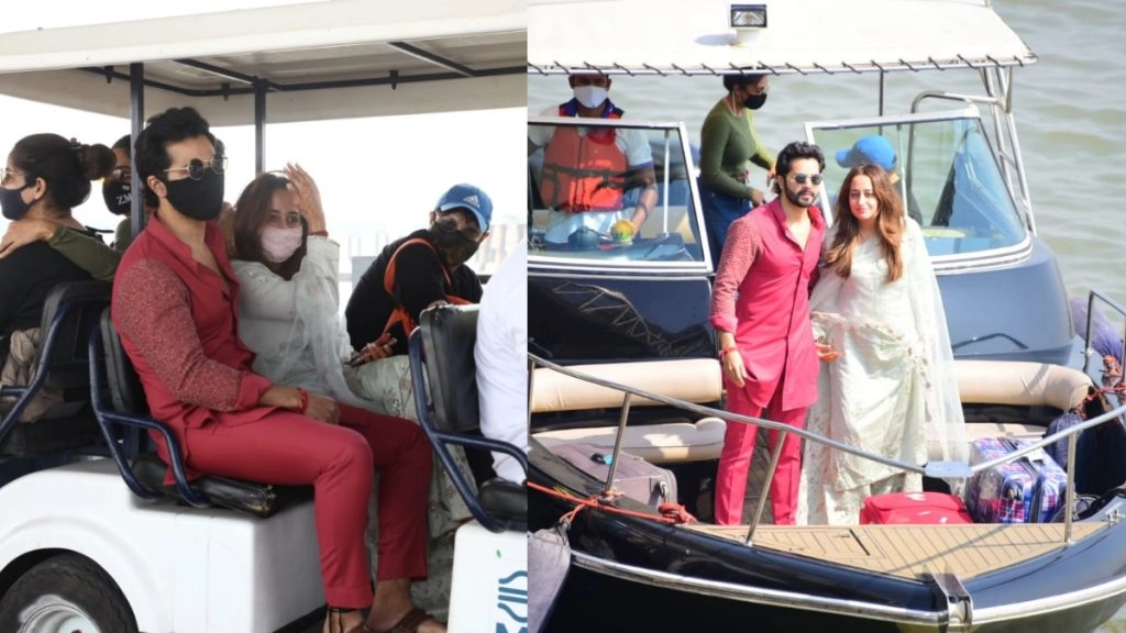 वरुण और नताशा लौटे मुंबई 