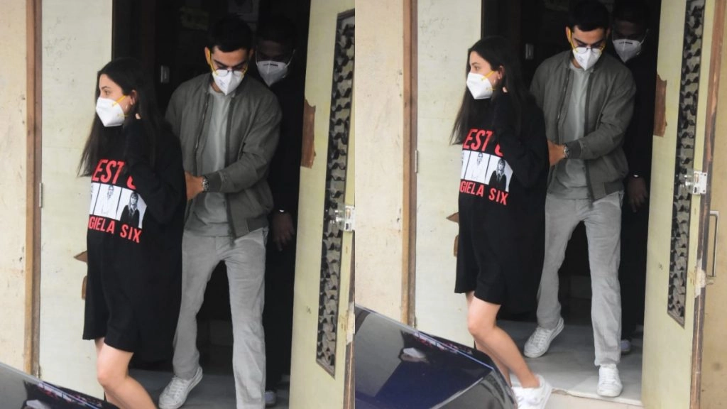 विराट कोहली और अनुष्का शर्मा पहुंचे क्लिनिक