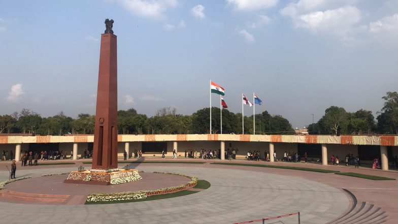 गलवान घाटी में शहीद हुए 20 जवानों के नाम राष्ट्रीय समर स्मारक पर लिखे गए