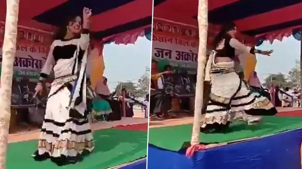 कांग्रेस की जन आक्रोश रैली में हुआ 'लैला मैं लैला' पर डांस