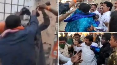 Maharashtra: सीएम उद्धव ठाकरे की आलोचना करने पर शिवसेना के कार्यकर्ताओं ने BJP नेता को स्याही से नहलाया