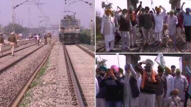 Farmers 'Rail Roko': पंजाब में कई जगहों पर किसानों ने रेल रोकी, दिल्ली-यूपी और बिहार में भी किसान आंदोलन का असर