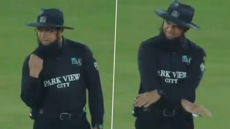 PSL 2021: पीएसएल में Aleem Dar के अंपायरिंग का तड़का, खिलाड़ी ने लिया DRS तो उन्होंने कुछ इस अंदाज में मनाया जीत का जश्न, देखें वीडियो