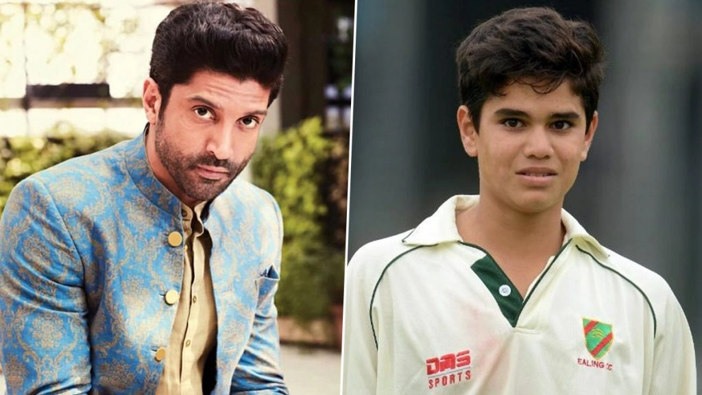 अभिनेता फरहान अख्तर ने किया अर्जुन तेंदुलकर काआईपीएल  में चयन का बचाव