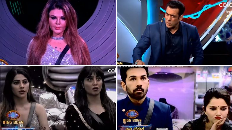 Bigg Boss 14: Rakhi Sawant की हरकतों पर भड़के Salman Khan ने दे दी शो छोड़ने की नसीहत, कहा- भा** में गया कंटेंट (Watch Video)