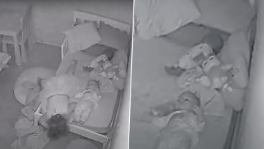 क्या यह एक वास्तविक भूत है? पिता ने वीडियो शेयर कर किया अदृश्य शक्ति द्वारा बेटी को बेड के नीचे खींचने का दावा (Watch Scary Video)