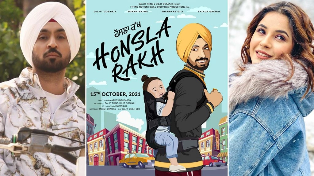 दिलजीत दोसांझ संग फिल्म 'हौंसला रख' में नजर आएंगी शहनाज गिल, देखें इसका पोस्टर