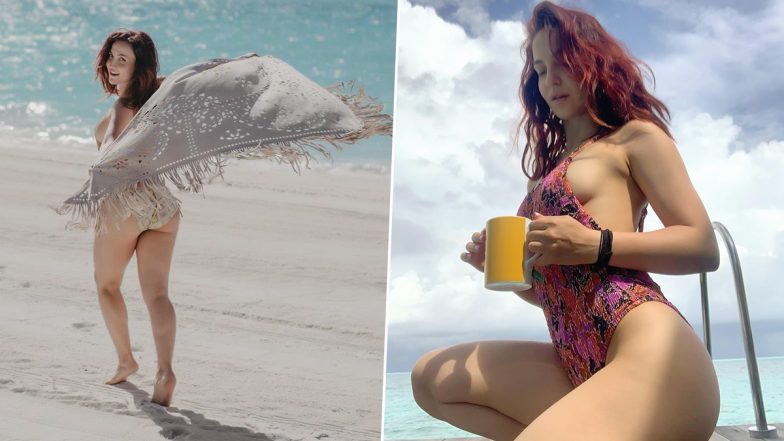 Elli Avram Bold Photos: बॉलीवुड एक्ट्रेस एली अवराम ने बोल्ड कपड़ों में मचाई सनसनी, हॉटनेस के दीवाने हुए फैंस