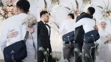 अपनी शादी में एक्स-बॉयफ्रेंड को देख दुल्हन का हुआ ऐसा हाल, दूल्हे से इजाजत लेकर प्रेमी को आखिरी बार लगाया गले (Watch Viral Video)