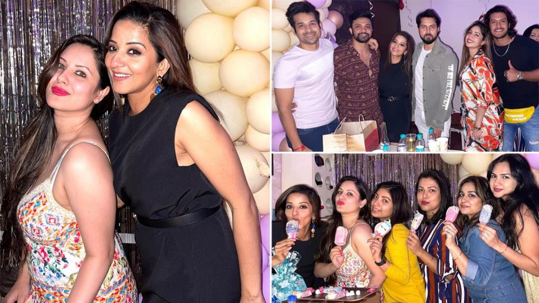 Puja Banerjee के जन्मदिन पर&nbsp;भोजपुरी एक्ट्रेस Monalisa ने मचाई धूमधाम, देर रात तक की पार्टी, देखें Inside Photos
