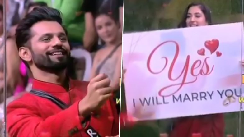 Bigg Boss 14: Rahul Vaidya ने Disha Parmar को शादी के लिए किया प्रोपोज, देखें वैलेंटाइन्स डे स्पेशल का ये रोमांटिक Video