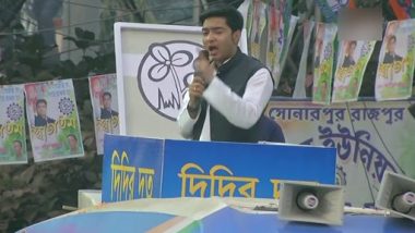 WB Assembly Election 2021: टीएमसी नेता अभिषेक बनर्जी बोले- वोट मांगने रोजाना दिल्ली से बंगाल आ रहे बाहरियों को नकार दीजिए