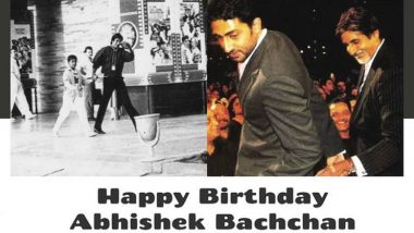 Abhishek Bachchan Birthday: अमिताभ बच्चन ने खास अंदाज में दी अभिषेक को जन्मदिन की बधाई, लिखा दिल छू लेने वाला पोस्ट