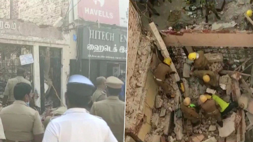 मदुरै में दो मंजिला इमारत ढहने से 3 लोगों की मौत