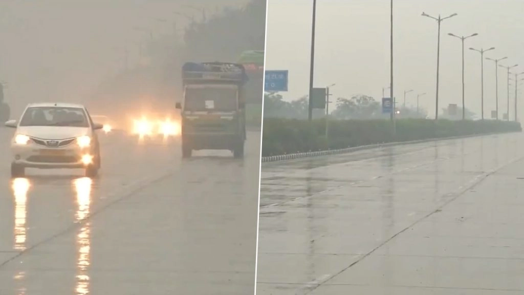 Delhi Rains: राजधानी दिल्ली में बदला मौसम का मिजाज, कई इलाकों में बारिश; देखें वीडियो