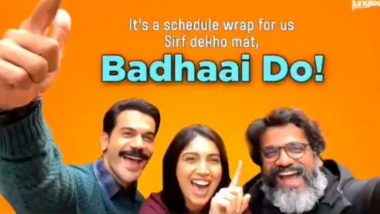 Badhaai Do: राजकुमार राव और भूमि पेडनेकर की फिल्म बधाई दो की शूटिंग हुई पूरी, Pawri स्टाइल में बनाया वीडियो