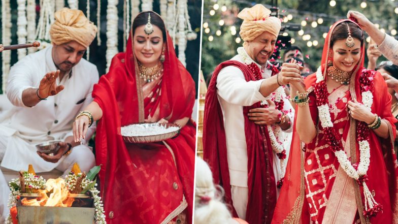 Vaibhav Rekhi की हुईं Dia Mirza, शादी की बेहद खूबसूरत Photos शेयर कर लिखा ये इमोशनल नोट