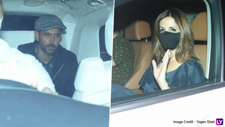 एक्स-कपल Hrithik Roshan और Sussanne Khan फिर आए एक साथ, संजय खान की पार्टी में मिलकर किया डिनर
