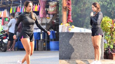 माउंट मेरी चर्च के बाहर स्पॉट हुई Malaika Arora, हाथ जोड़कर प्रार्थना करती आई नजर