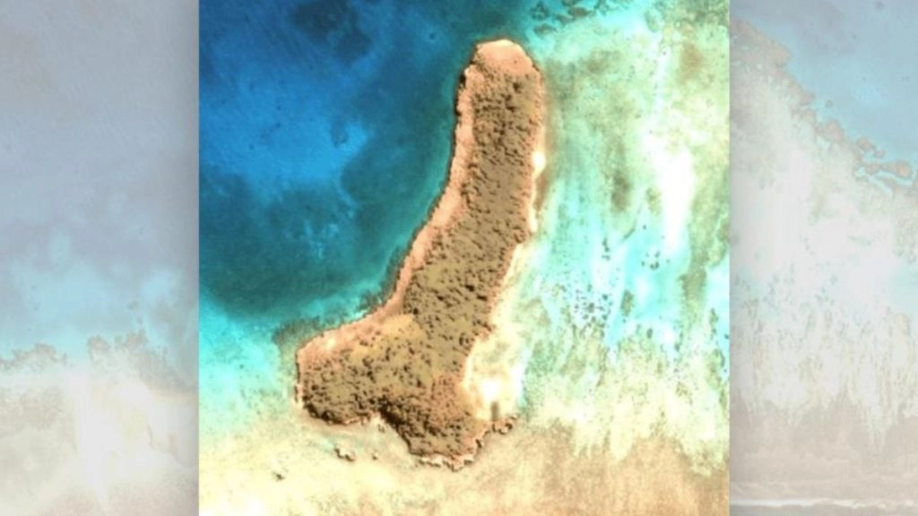 गूगल अर्थ पर महिला को दिखा पुरुषों के लिंग के आकार वाला द्वीप, प्रशांत महासागर के मध्य में है स्थित