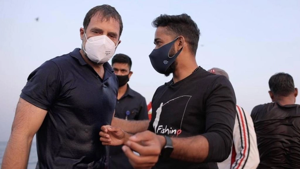 राहुल गांधी की ऐब्स और बाइसेप्स देख कई लोग हुए मुरीद