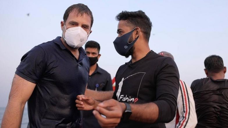 राहुल गांधी की ऐब्स और बाइसेप्स वाली फोटो खूब हो रही वायरल, कई नेता भी हुए कायल