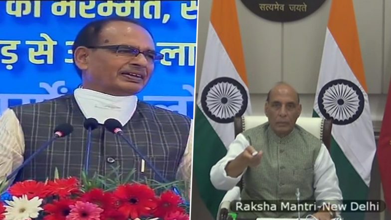 MP में राजनाथ सिंह ने 2 हजार करोड़ के जल संरचनाओं के प्रोजेक्ट का किया उद्घाटन, शिवराज बोले-जल जीवन मिशन में तेजी से काम करके बनेंगे नंबर-1